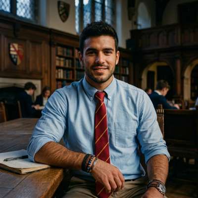 Amidst the whispers of ancient tomes and the quiet hum of scholarly pursuit, there he sits—confidence woven into the very...