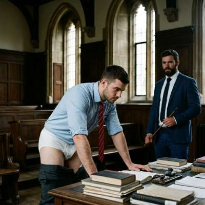 A scholar’s lesson goes beyond the page—where intellect meets the weight of tradition. #discipline #teacher #muscle
