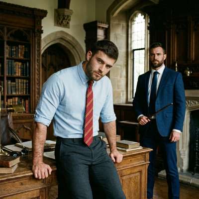 A scholar’s lesson isn’t always gentle—sometimes it’s the unspoken tension in the study, the weight of a cane against...