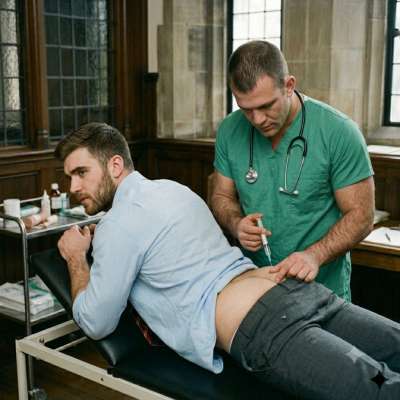 In the quiet halls of knowledge, precision meets purpose—where every needle’s touch is both science and sacrifice. #medical...