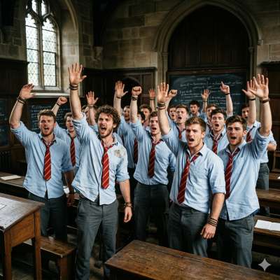 When the halls fall silent, even the most disciplined voices rise—unscripted, fierce, and free. A fleeting moment of...