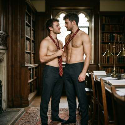 Between towering bookshelves and whispered secrets, two scholars find their lessons far more intriguing than any tome. The...