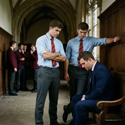In the shadowed halls of knowledge, power shifts as the unspoken rules of academia bend—watch as ambition curdles into...
