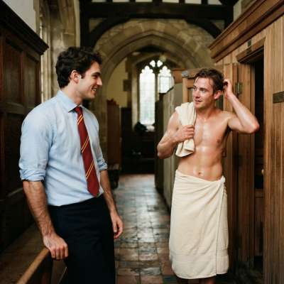 The halls of knowledge whisper secrets even after the steam clears—where formal ties meet sun-kissed skin, and every...