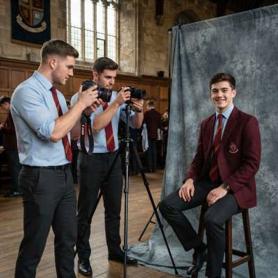 Capturing the poise of tomorrow’s scholars—each glance, each gesture, immortalized for the annals. The quiet confidence of...