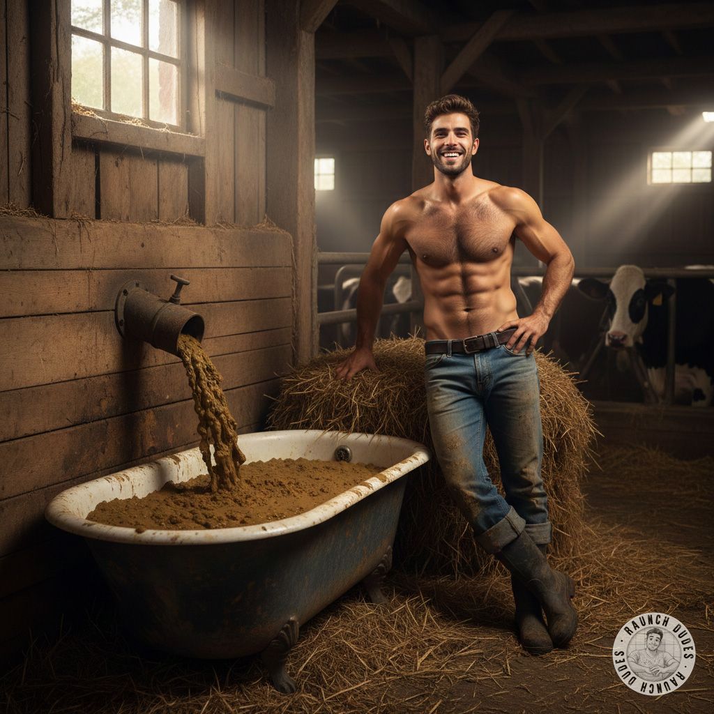 Country boy gone full filthy 💩🐄 #gayscat #fetish #filth #dirtyfarm #hairy