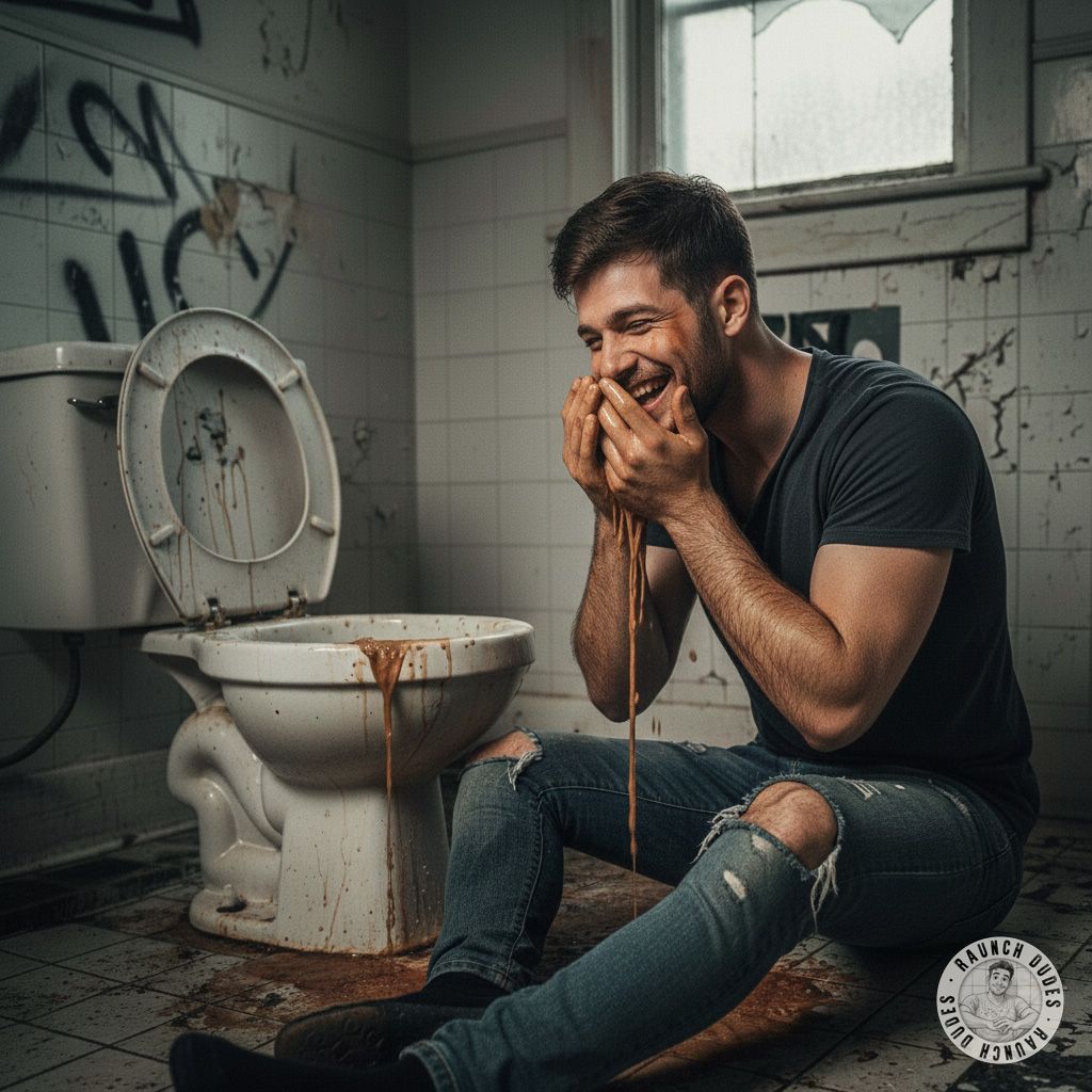 Nothing hotter than a dirty boy feasting on filth—sucking, licking, swallowing every last drop. The messier, the better....