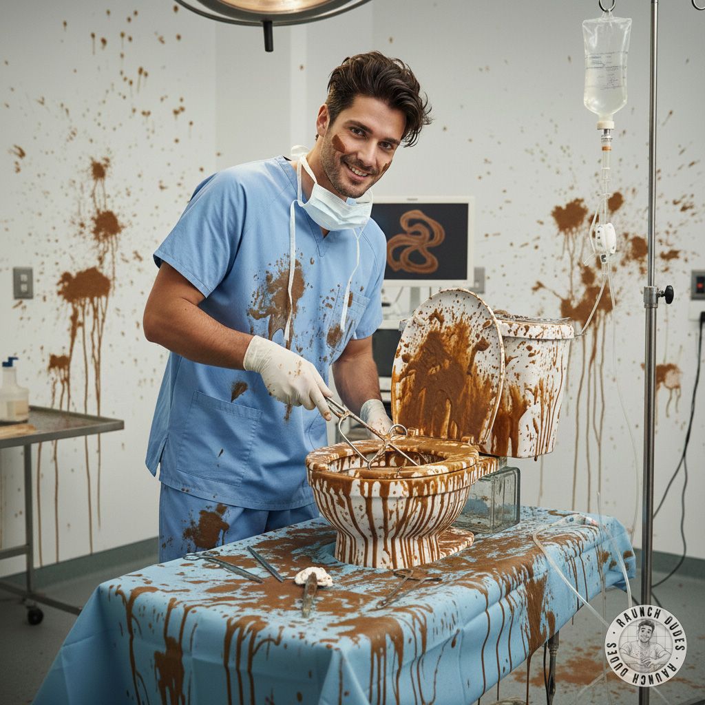 Ever wondered how a surgeon cleans shit from a toilet? 😏💩🔥 The perverted thrill of precision, the scent of piss, the art of...