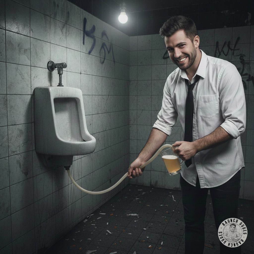 Who needs beer when you can sip fresh piss in the bar’s toilets? 🍻💦 The ultimate taboo thrill—warm, salty, and...