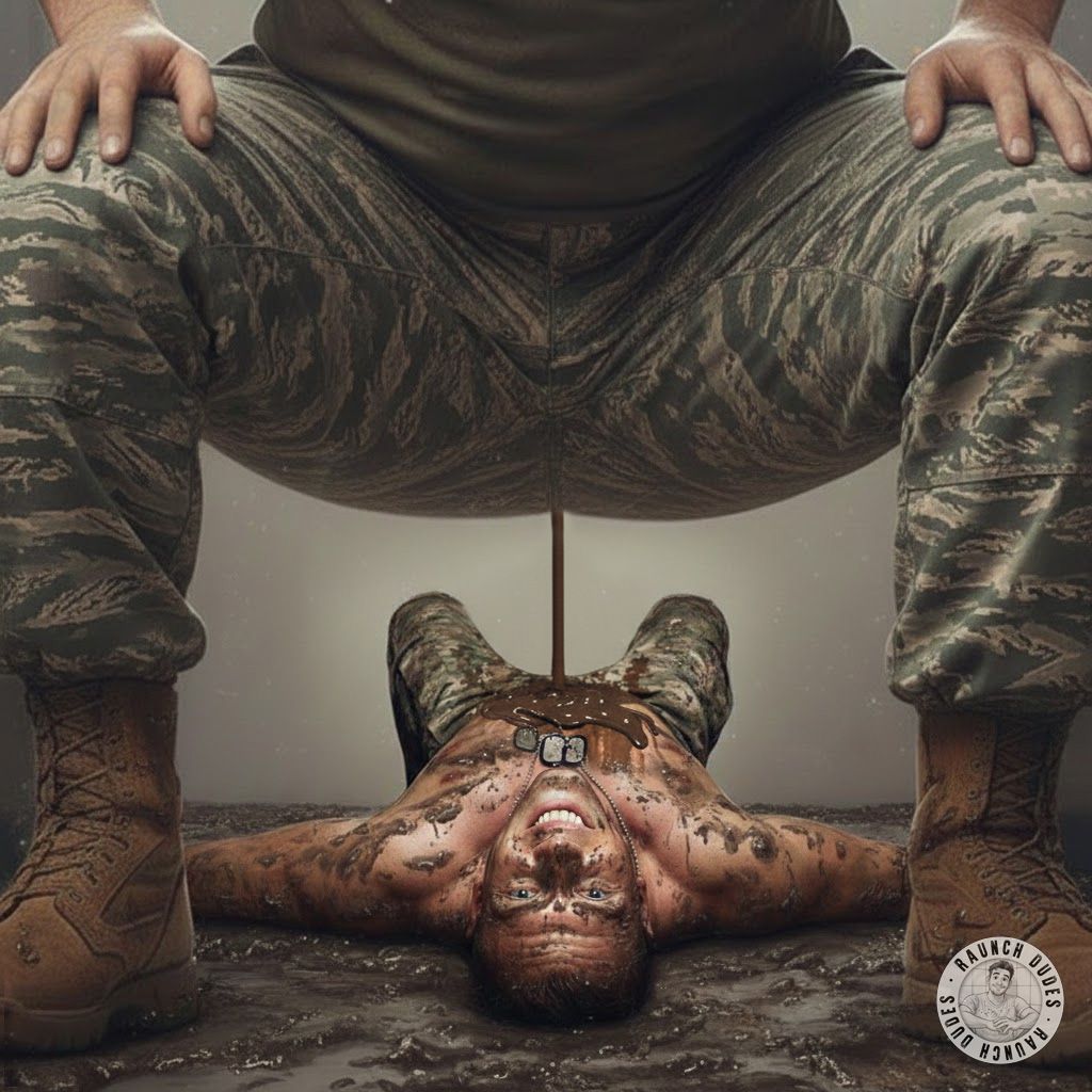 Nothing hotter than a disciplined soldier surrendering to his filthiest desires. Watch him take it all in, covered in scat,...