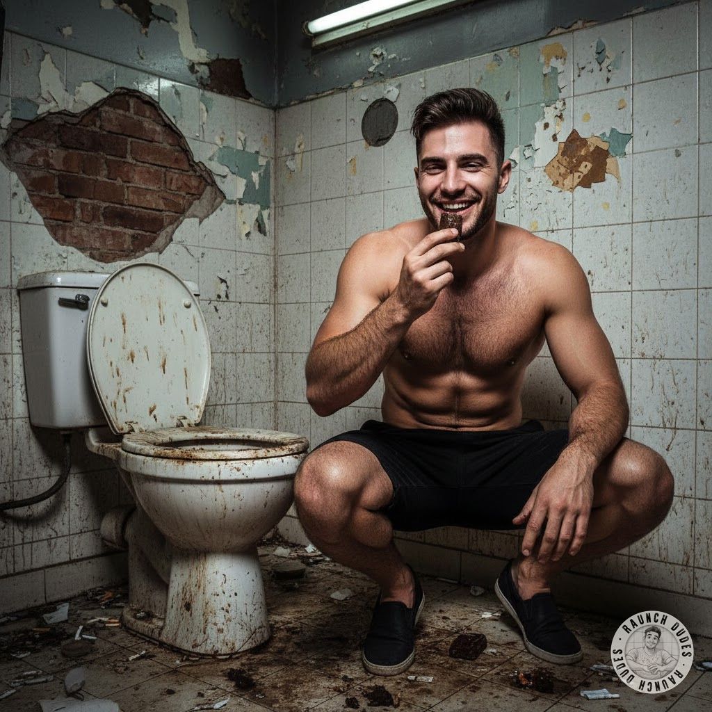 Nothing hotter than a dirty boy getting his fill at a gas station toilet 💦🔥 Who’s ready to dive in? #gayscat #filth #toilet