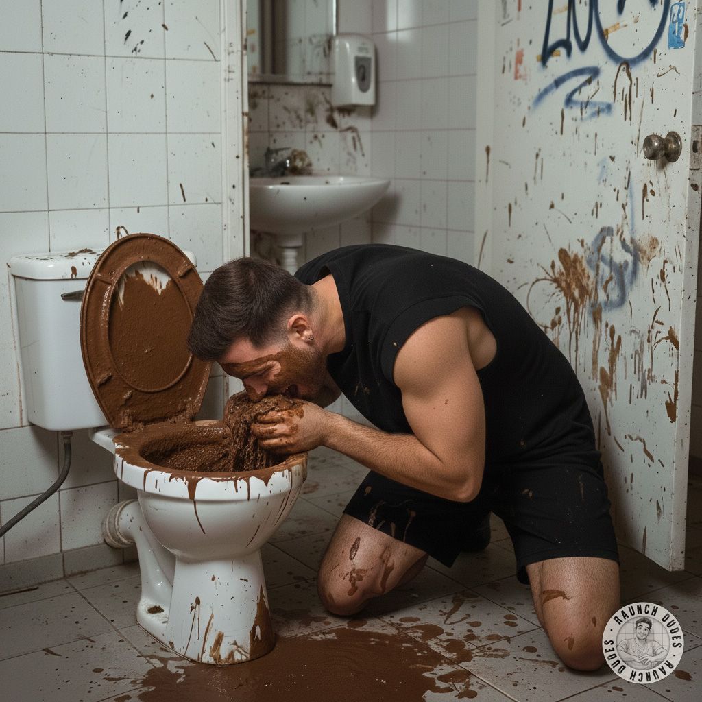 Nothing hotter than a boy licking shit straight from a filthy toilet 😈🔥 Who’s ready to get down and dirty? #gayscat...