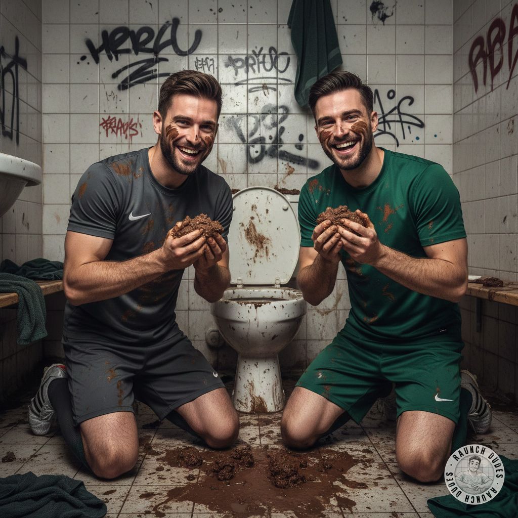 Two hot guys devouring shit straight from the toilet—dirty, raw, and utterly irresistible. Who’s craving this filthy...