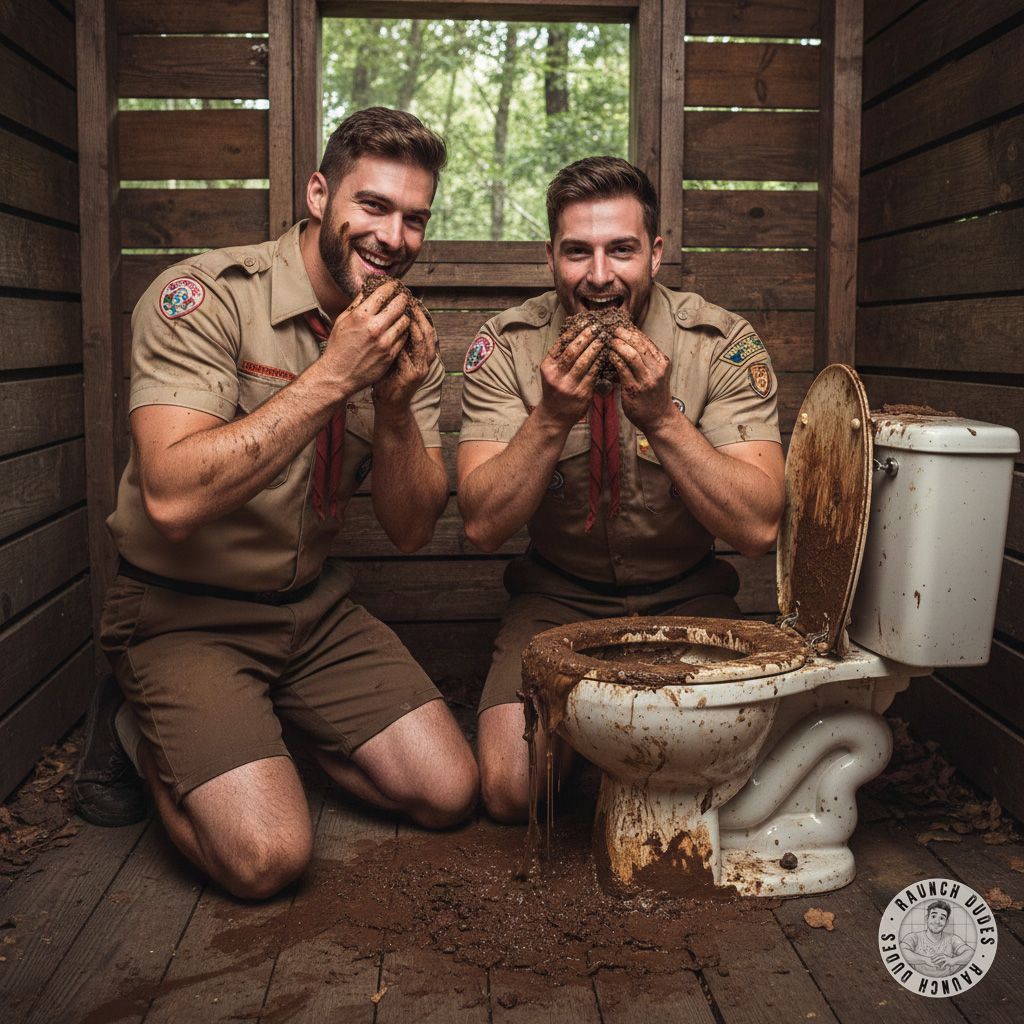 Two hot scouts getting down & dirty, licking shit straight from the bowl like it’s their last meal. 😈💦 No shame, just pure,...