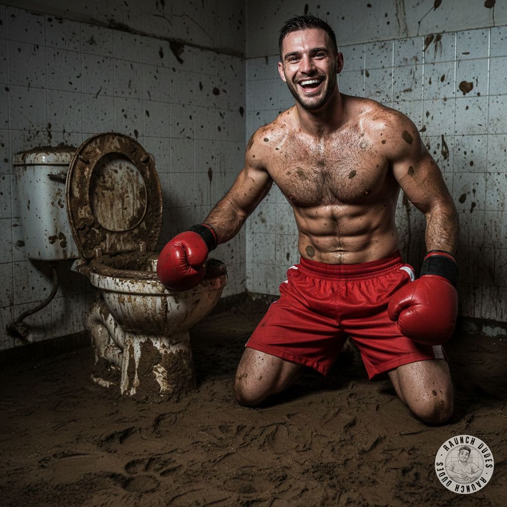 💦🏆 A champion’s paradise—sweaty, dirty, and dripping with victory. 🏃‍♂️💦💦 #gayscat #gaypiss #boxers #toilet
