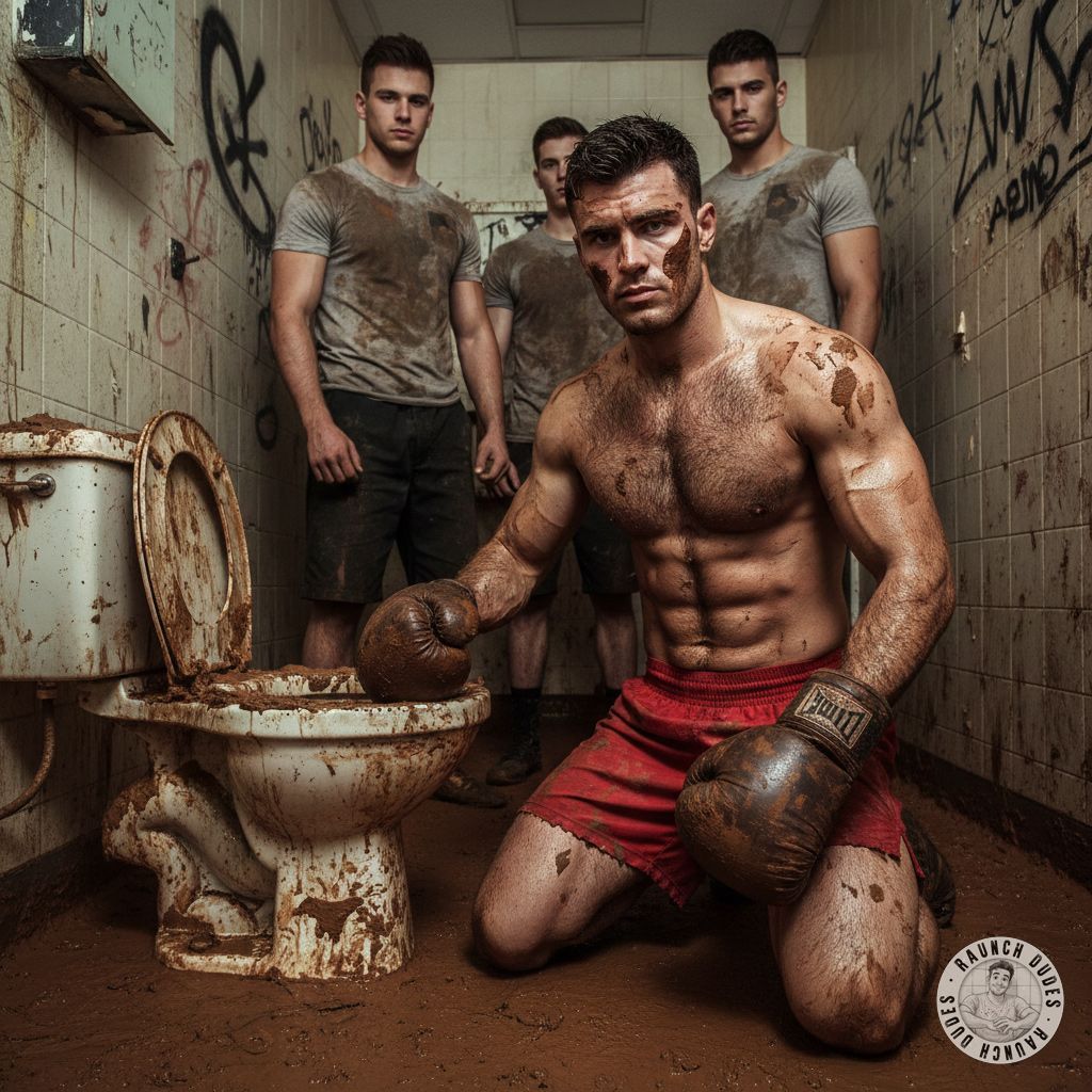 Nothing hotter than a sweaty fighter getting down on his knees to devour a fresh load of scat. Pure, raw, and unapologetic....