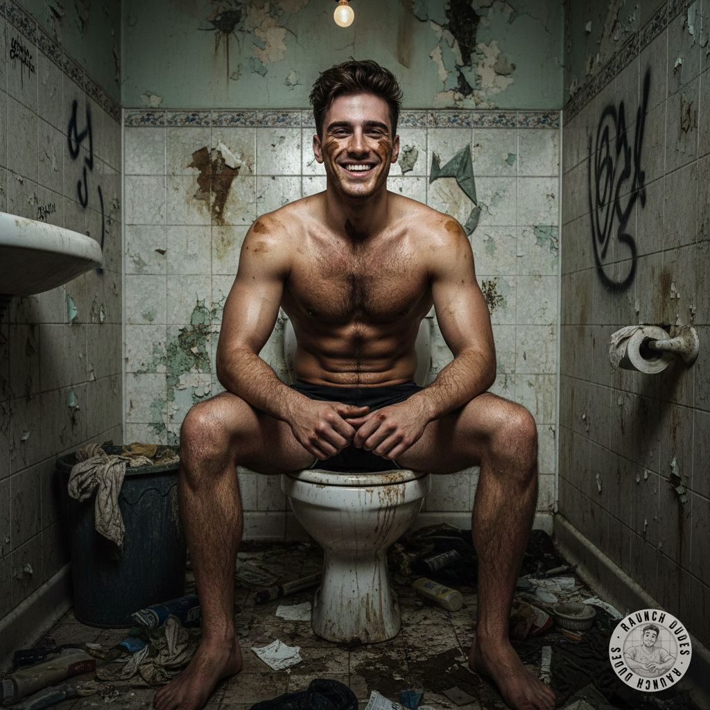 Nothing hotter than a hunk begging for a messy scat session 😈🔥 His tight hole deserves every filthy drop. #gayscat...