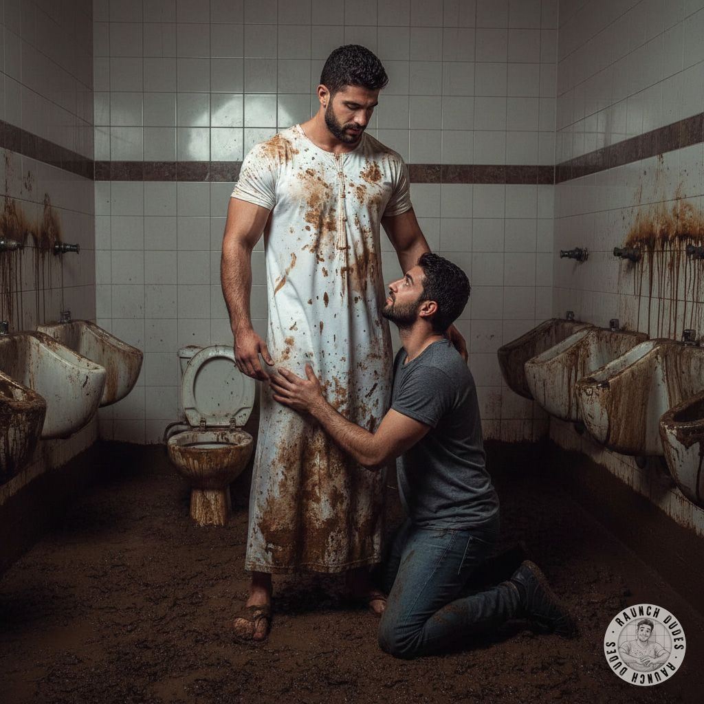 Ready to serve that hairy arab daddy 😍🔥 Kneeling, eager, and begging for every drop. Who’s ready to watch him take it all?...