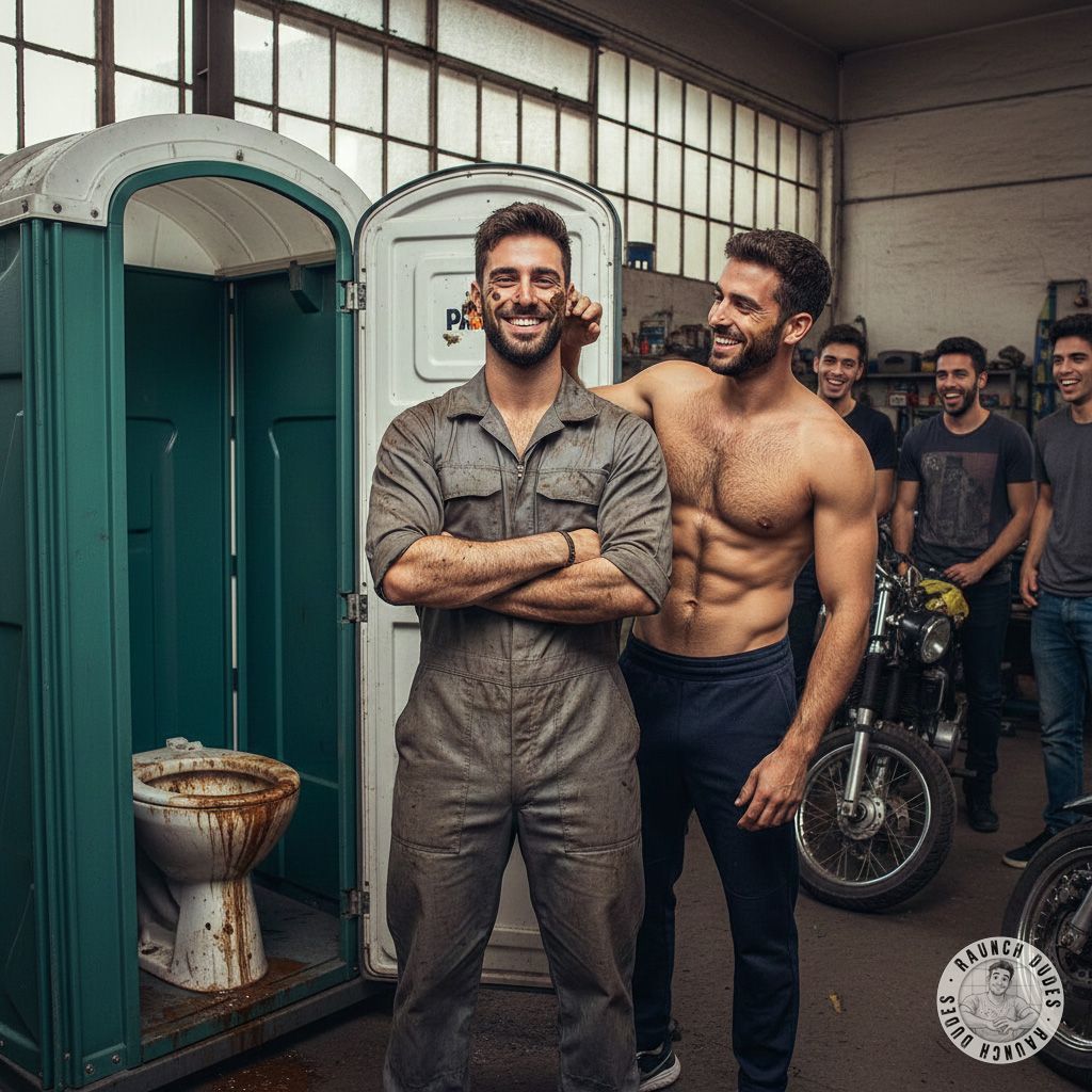 Nothing hotter than a grease-stained mechanic bending over, begging for a dirty load. 😈🔥 #gayscat #dirtyfantasy #perverts...