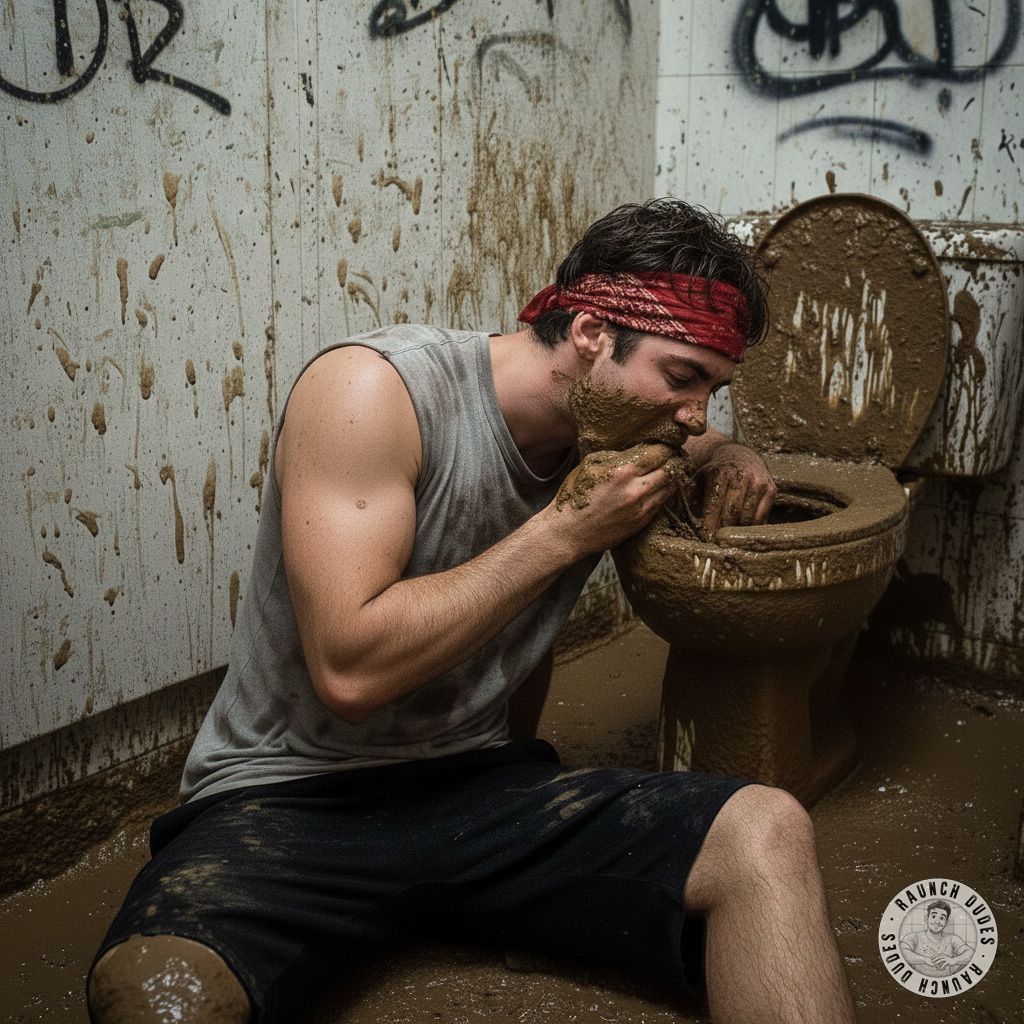 Nothing hotter than a filthy station toilet, fresh with piss and shit stains. The thrill of getting caught while taking a...