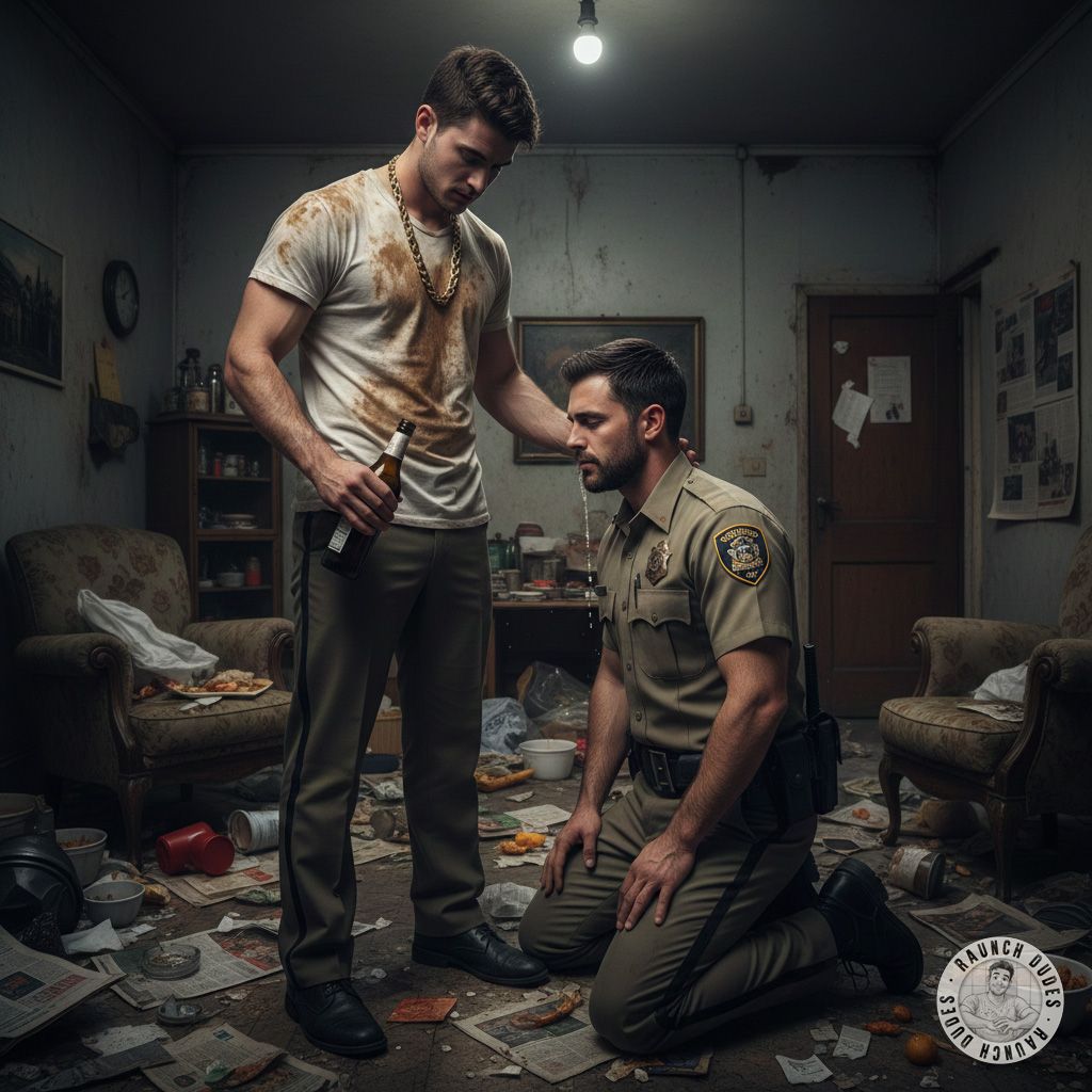 Caught in the act—this cop can’t resist the rough, filthy thrill of being dominated by a dirty-mouthed bad boy. 😈🔥 Who else...
