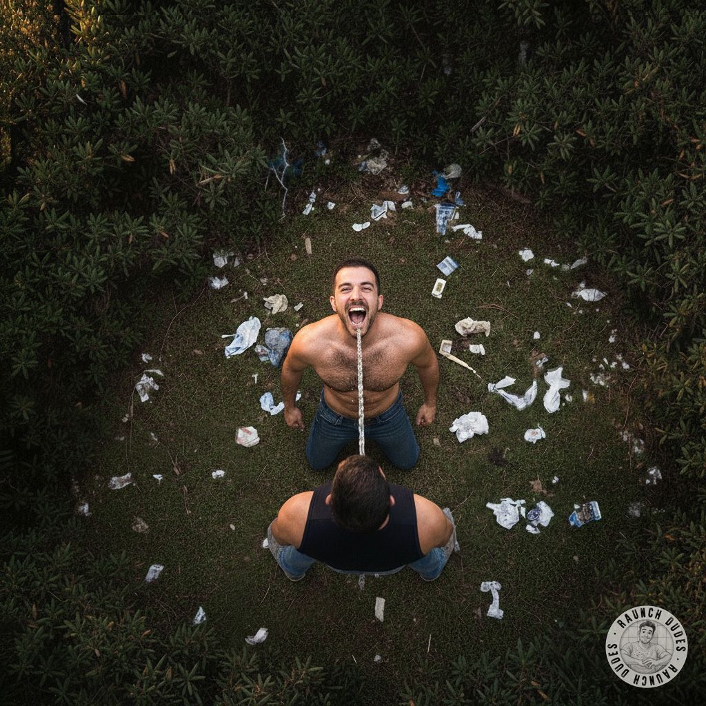 Nothing hotter than getting pissed on by a stranger in the park, surrounded by trash and desire. The thrill of cruising, the...
