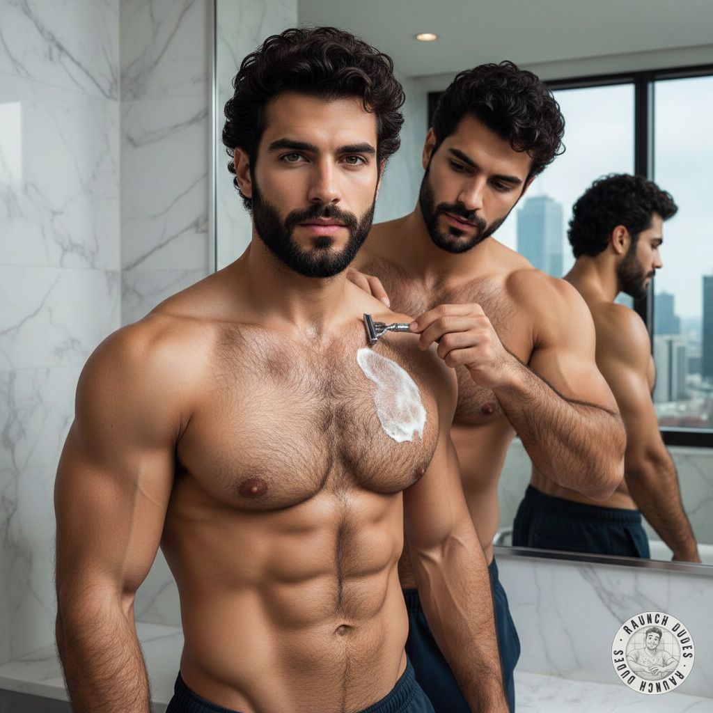 Nothing beats a hairy man, but watching him get waxed? Pure filthy bliss. 😈🔥 #gayscat #selfie #hairy #wax
