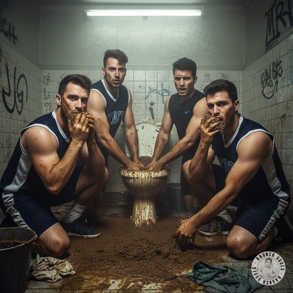 Four hot athletes devouring each other’s shit after a wild night—dirty, raw, and absolutely addictive. Who’s craving this...