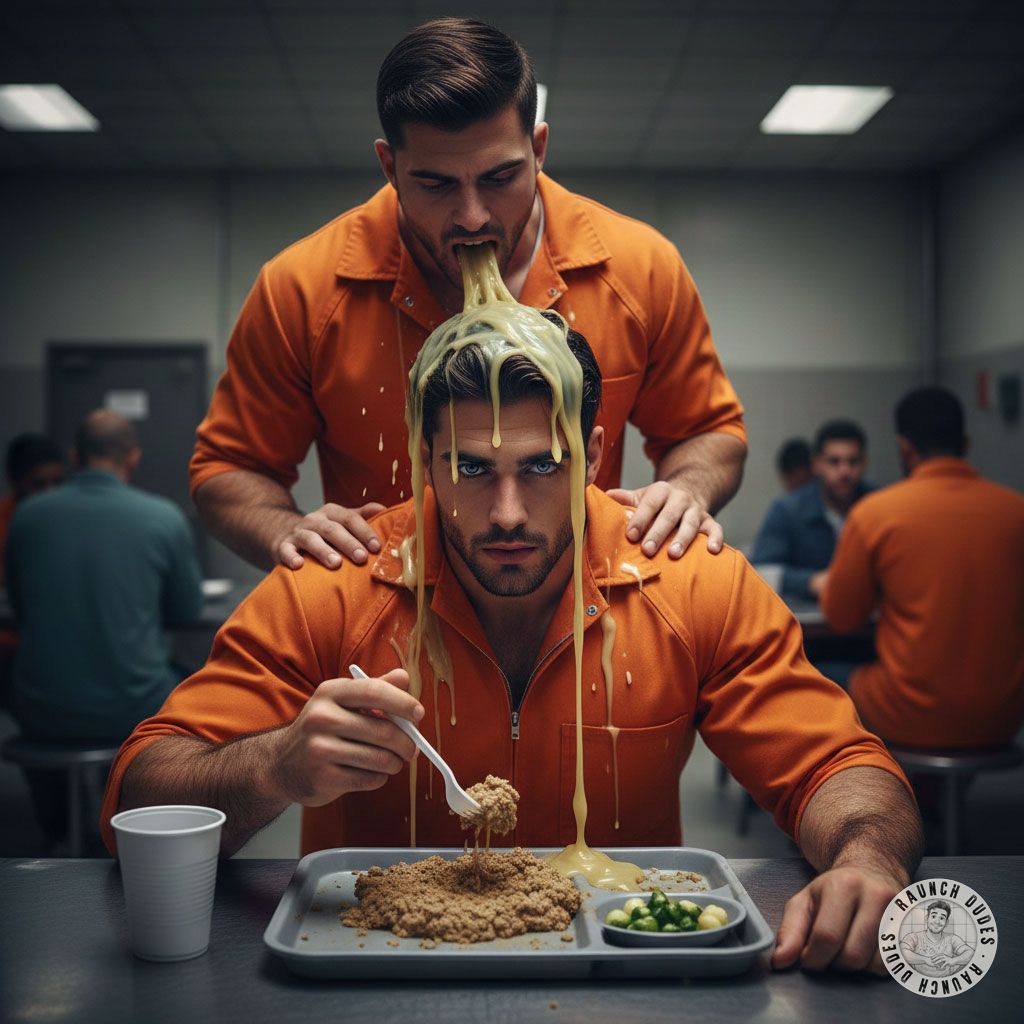 Nothing hotter than a naughty inmate who loves to puke on his cellmates during lunch. 🤤💦 The messier, the better! #gaypuke...