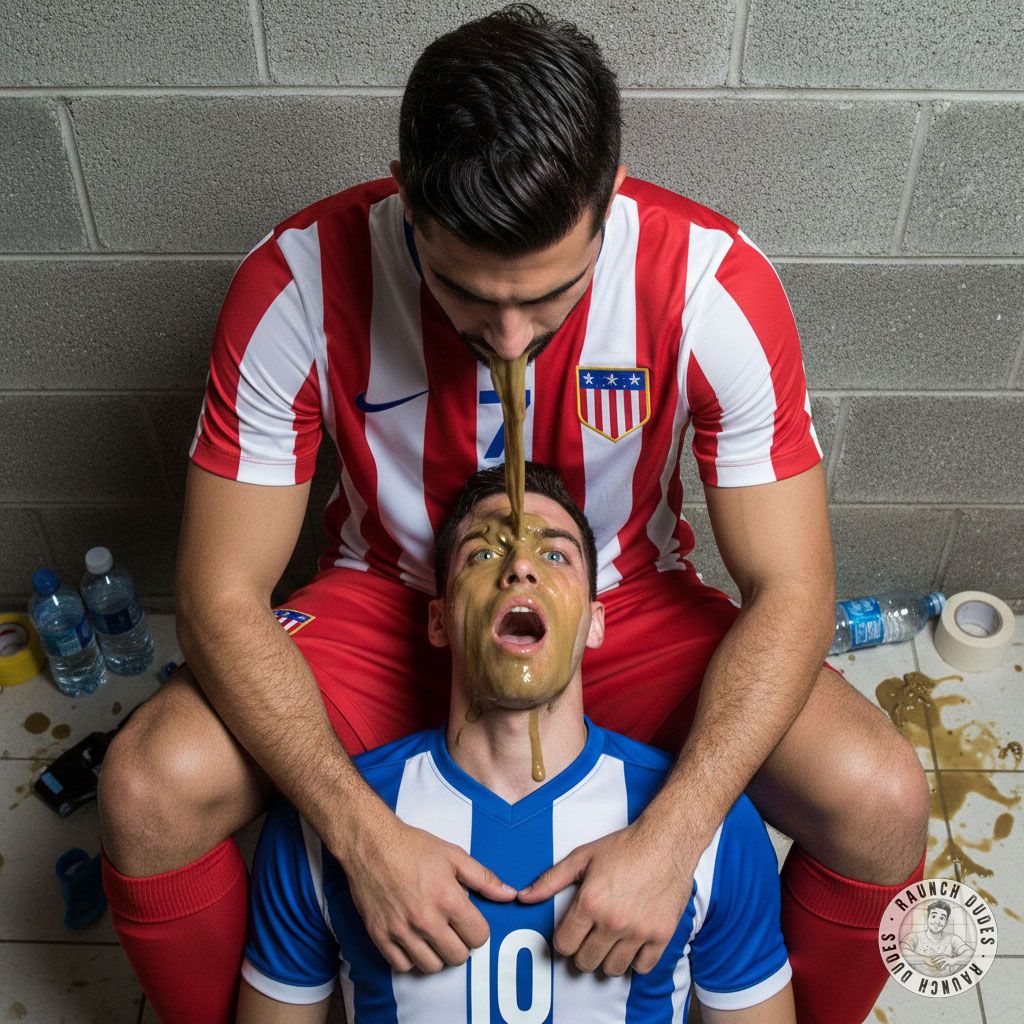 Nothing hotter than a sweaty soccer player getting puked on by his teammate mid-game. That raw, messy intimacy? Pure filth....