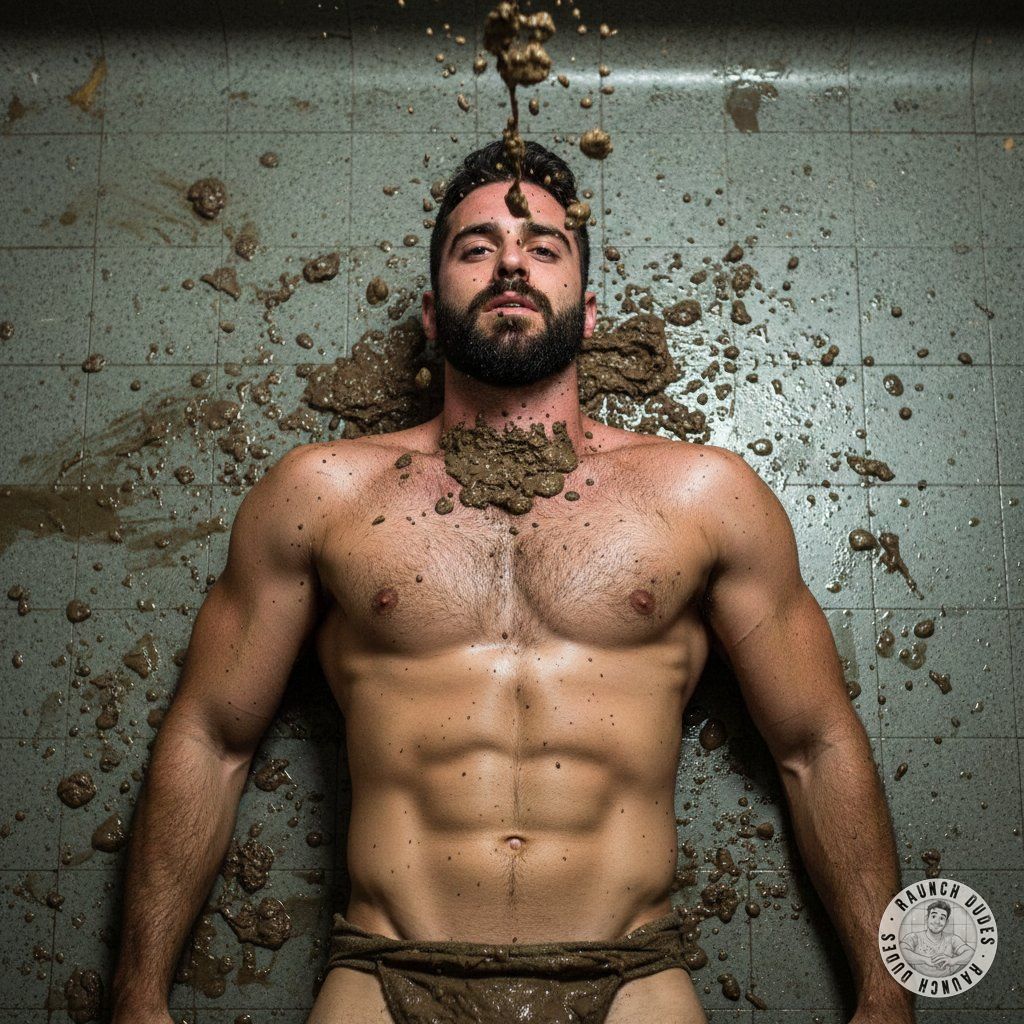 Nothing hotter than a boy getting covered in shit on a public bathroom floor 😈🔥 Who’s ready to join the fun? #gayscat...