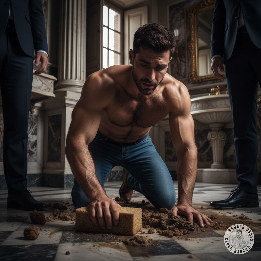 Nothing hotter than a devoted servant cleaning up my mess with his tongue, eyes locked on me as he licks every last drop....