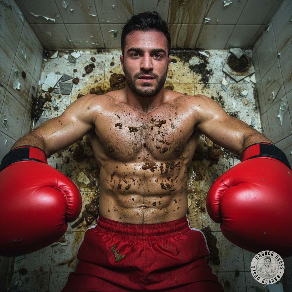 🔥 The Arab boxer is on the floor, drowning in his own vomit and shit—absolute filth, absolute power. Who else loves a...