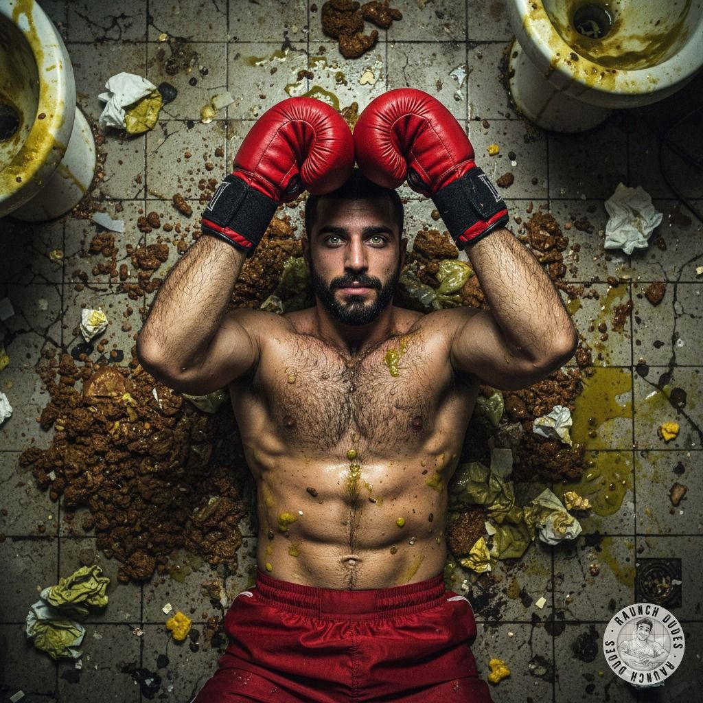 Turkish opium daddy sprawled in shit, legs spread wide—pure filth, pure bliss. 😈💦 #gayscat #dirtyfantasy #perverts #boxers...