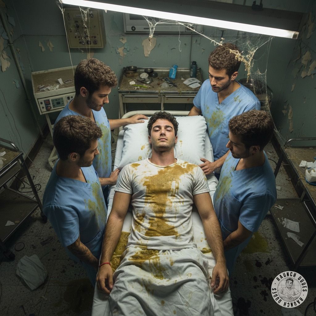 Nothing hotter than a doctor cleaning up a patient covered in shit—so dirty, so desperate, so fucking perfect. 😈💦 #gayscat...