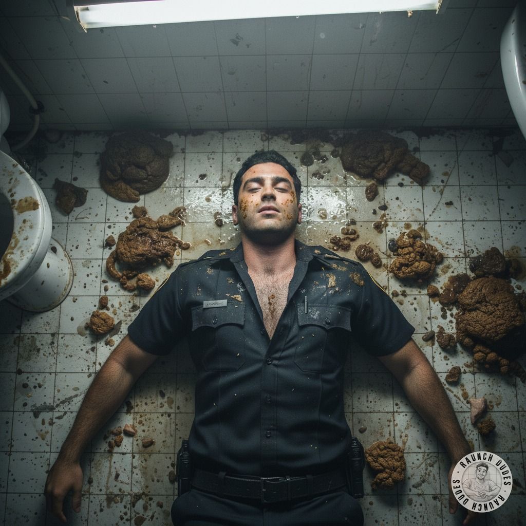 Dirty mechanic sprawled in puke & shit—this is the filthiest fantasy you’ll never forget. 😈💦 #gaypuke #gayscat #workers...