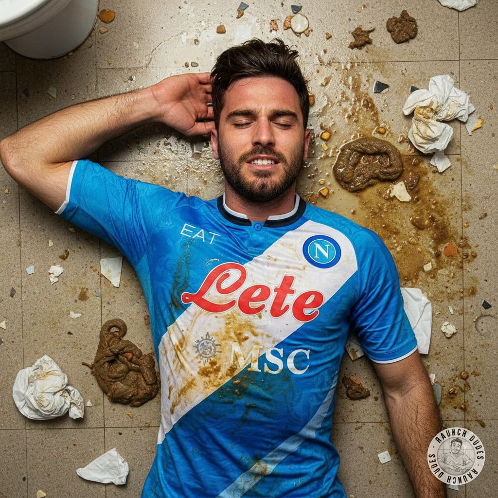 Nothing hotter than a sweaty, depraved footballer sprawled in his own filth—vomit, piss, and shit mixing under him. The...