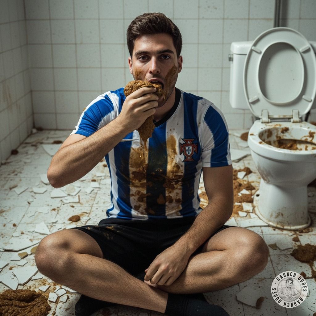 Nothing hotter than a sweaty athlete getting down & dirty in a filthy toilet. 😈🔥 This stud loves his gayscat like no...