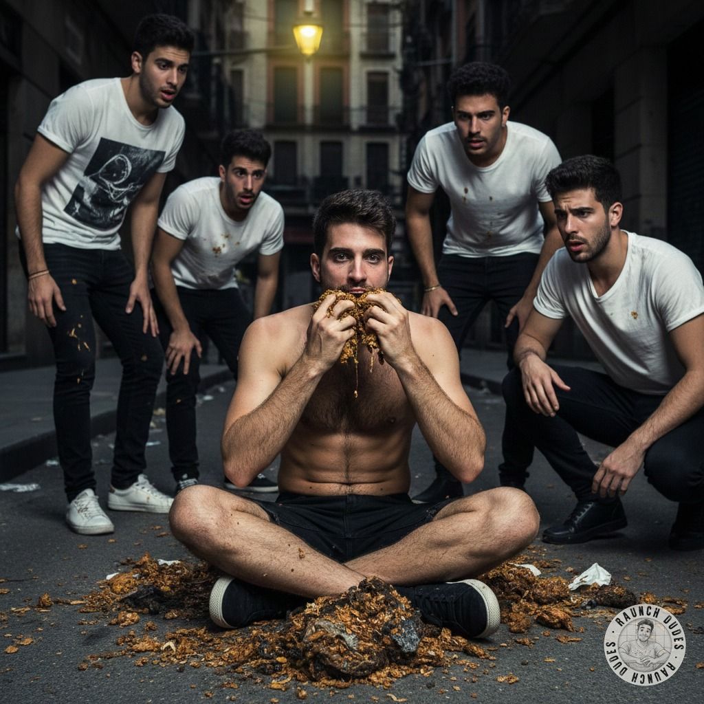 Nothing hotter than a Spanish boy devouring shit in public 😈🔥 His filthy mouth deserves every drop. #gayscat #inpublic...