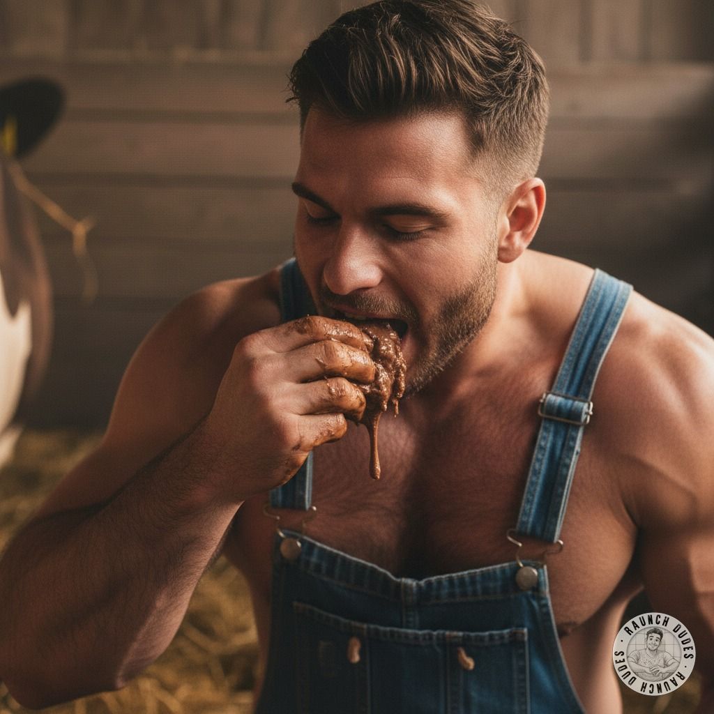 Nothing beats the raw thrill of a farmer getting down in the barn, savoring every dirty bite. The scent, the taste, the pure...