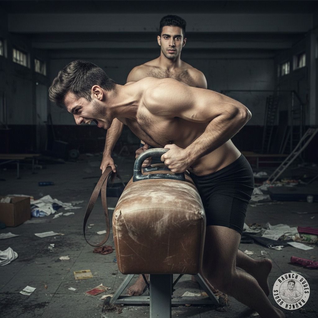 Nothing hotter than a submissive boy getting whipped in a rusty warehouse 😈🔥 His moans echo off the metal walls as the...