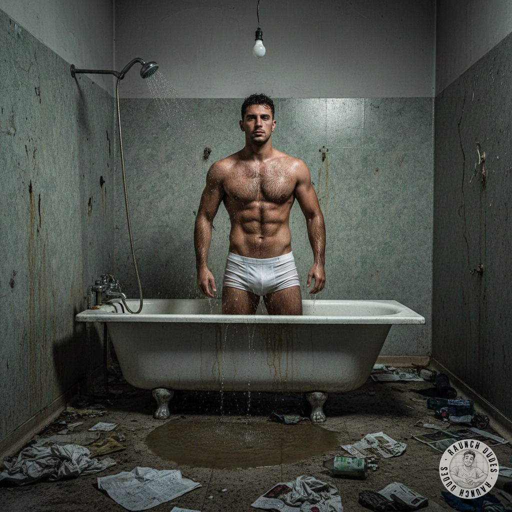 Nothing beats a hot Turkish guy flexing under the shower, water dripping down his sculpted body. 💦🔥 Who’s ready to get wet?...