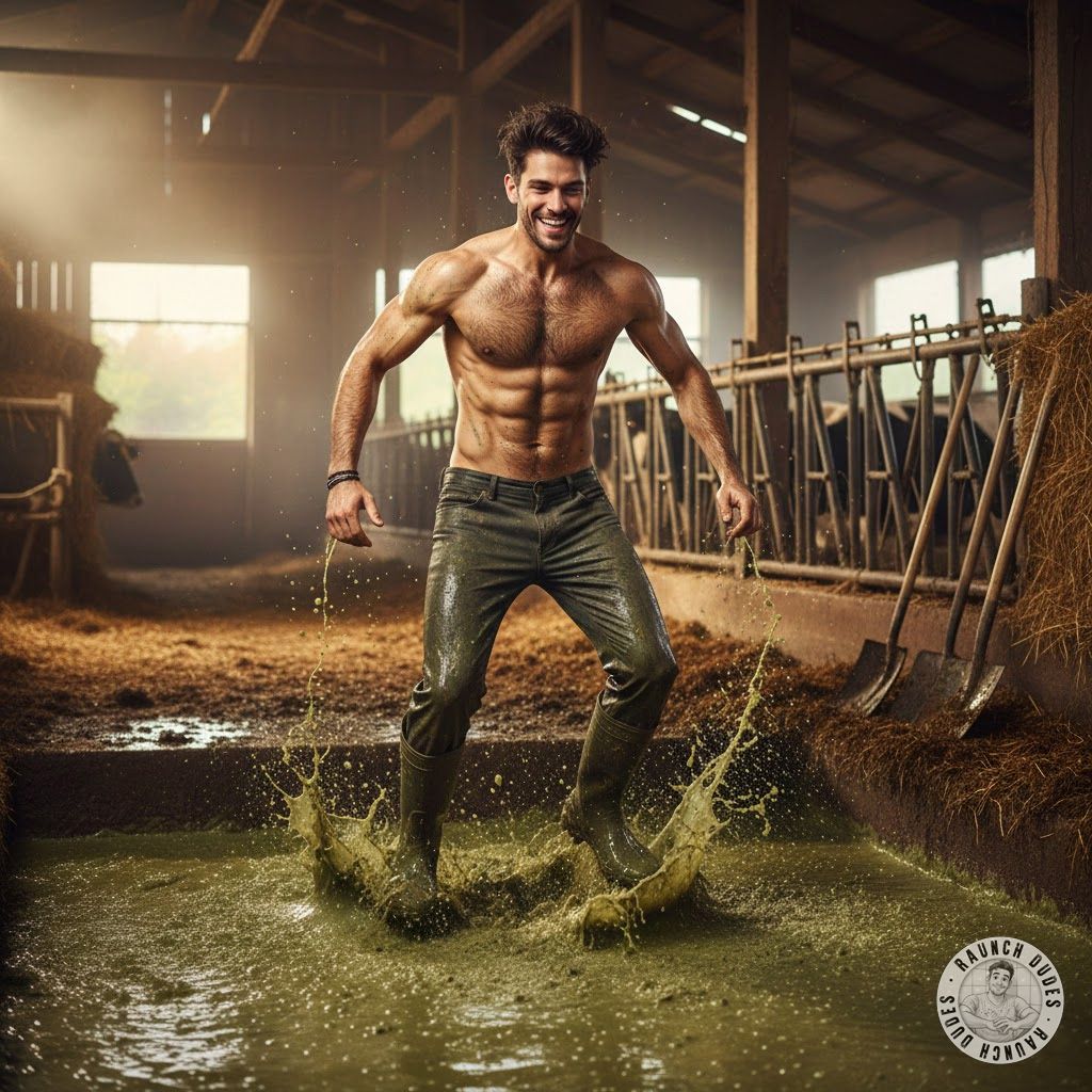 Nothing hotter than a sweaty farmer covered in shit, muscles glistening under the sun. Pure filthy perfection. #gayscat...