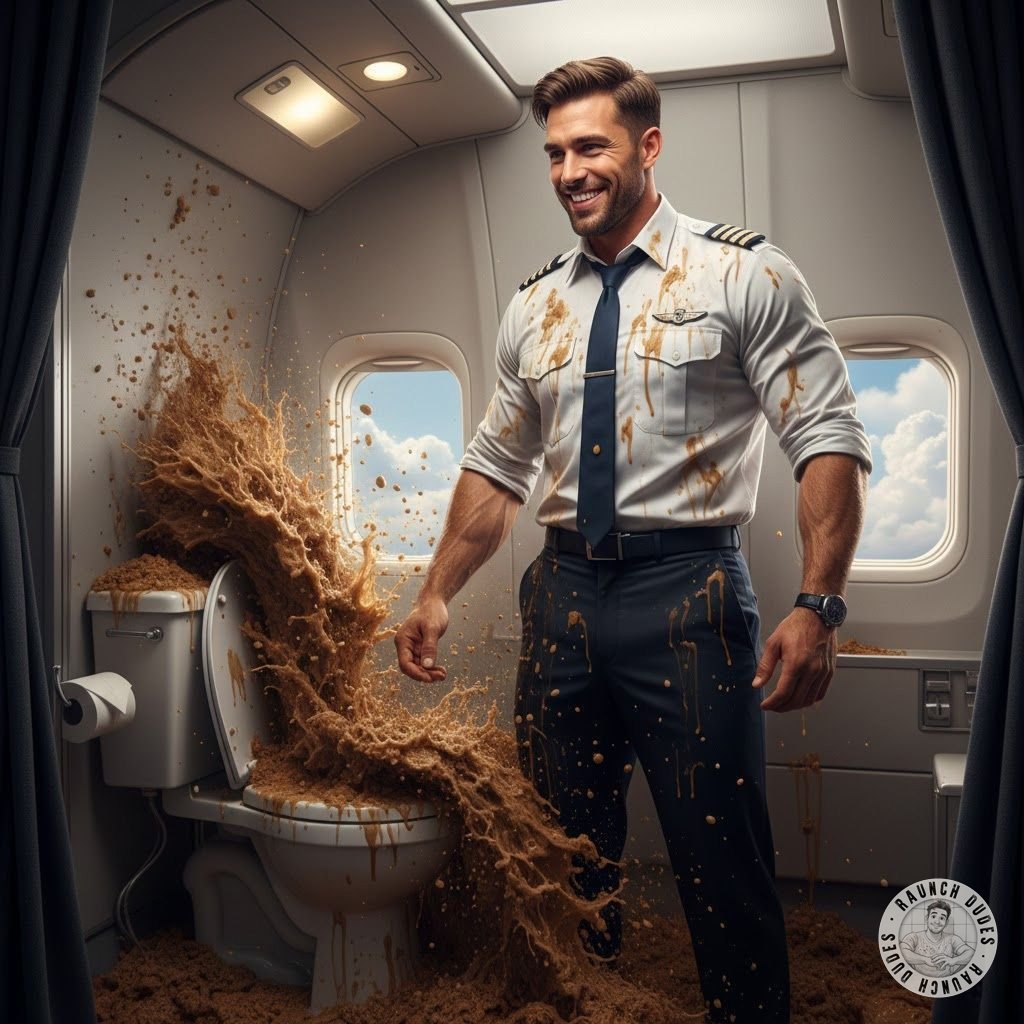 Mile-high club? Nah… this captain just upgraded to the mile-deep brown explosion. Who wants first class boarding for the...