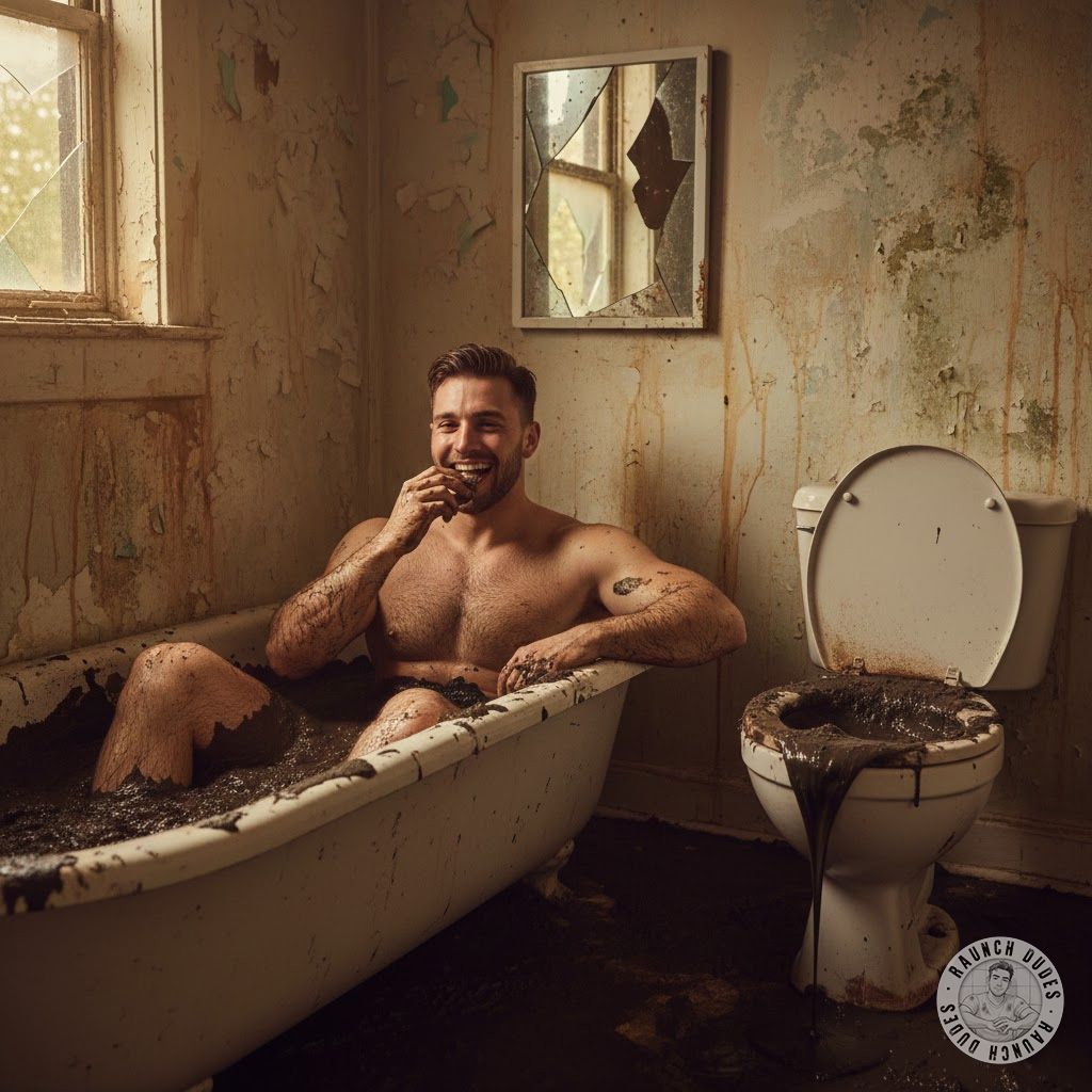 Dive into the filthiest fantasy—this guy is *devouring* shit while soaking in a tub of pure, warm mess. 😈💦 The ultimate in...