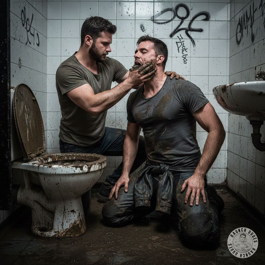 Ride hard, eat dirt 🏍️💦 A submissive biker gets down on his knees, licking up every filthy drop with pure devotion. The...