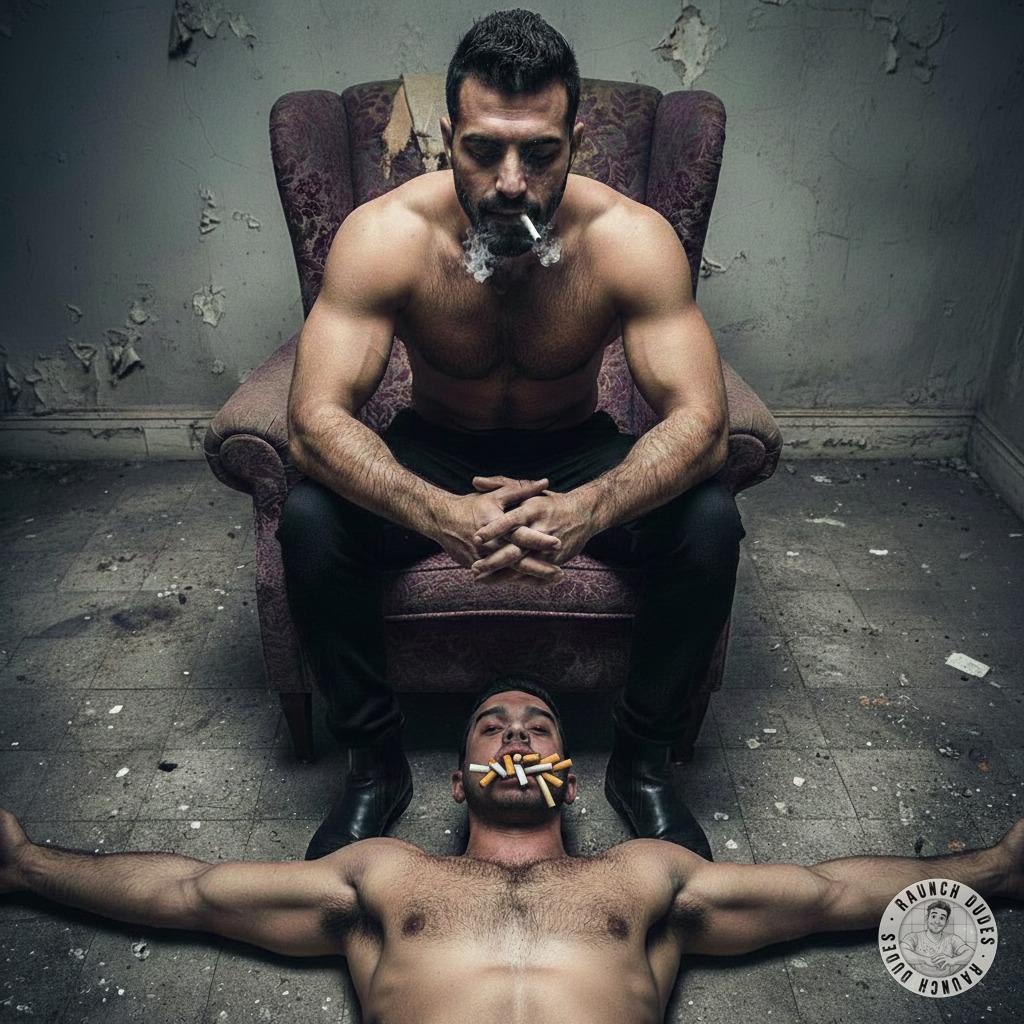 Nothing hotter than a submissive boy letting his Dom ash out on him. The smell, the heat, the power—pure filth.😈🔥...