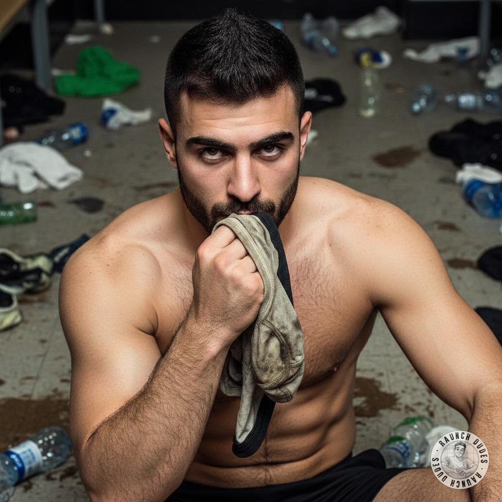 Nothing beats the raw scent of sweaty jockstraps after a hard workout. 😍💦 Who else loves that musky, dirty thrill?...