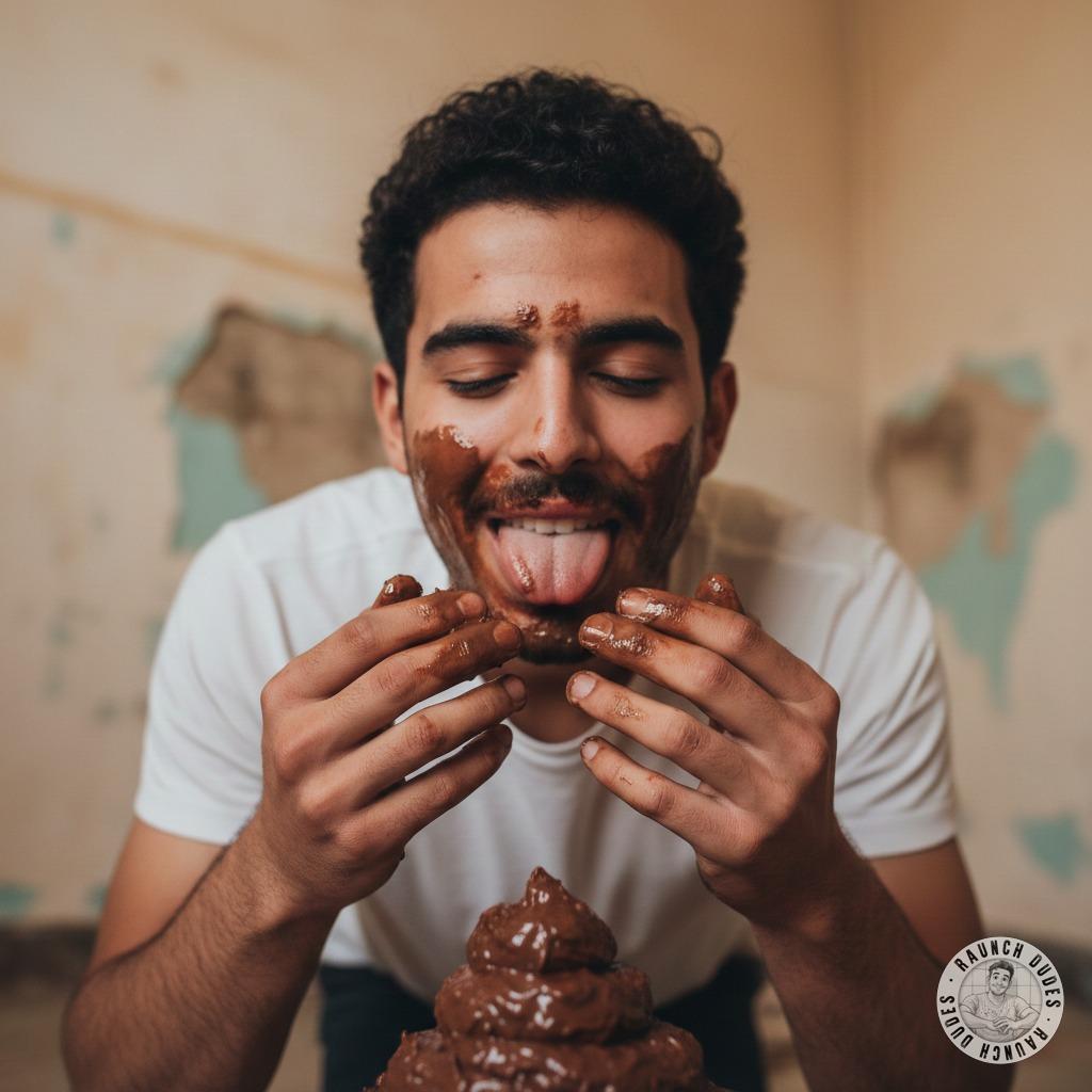 Nothing beats the thrill of diving into a steaming pile of filth—pure, unfiltered depravity at its finest. 😈💦 #gayscat...