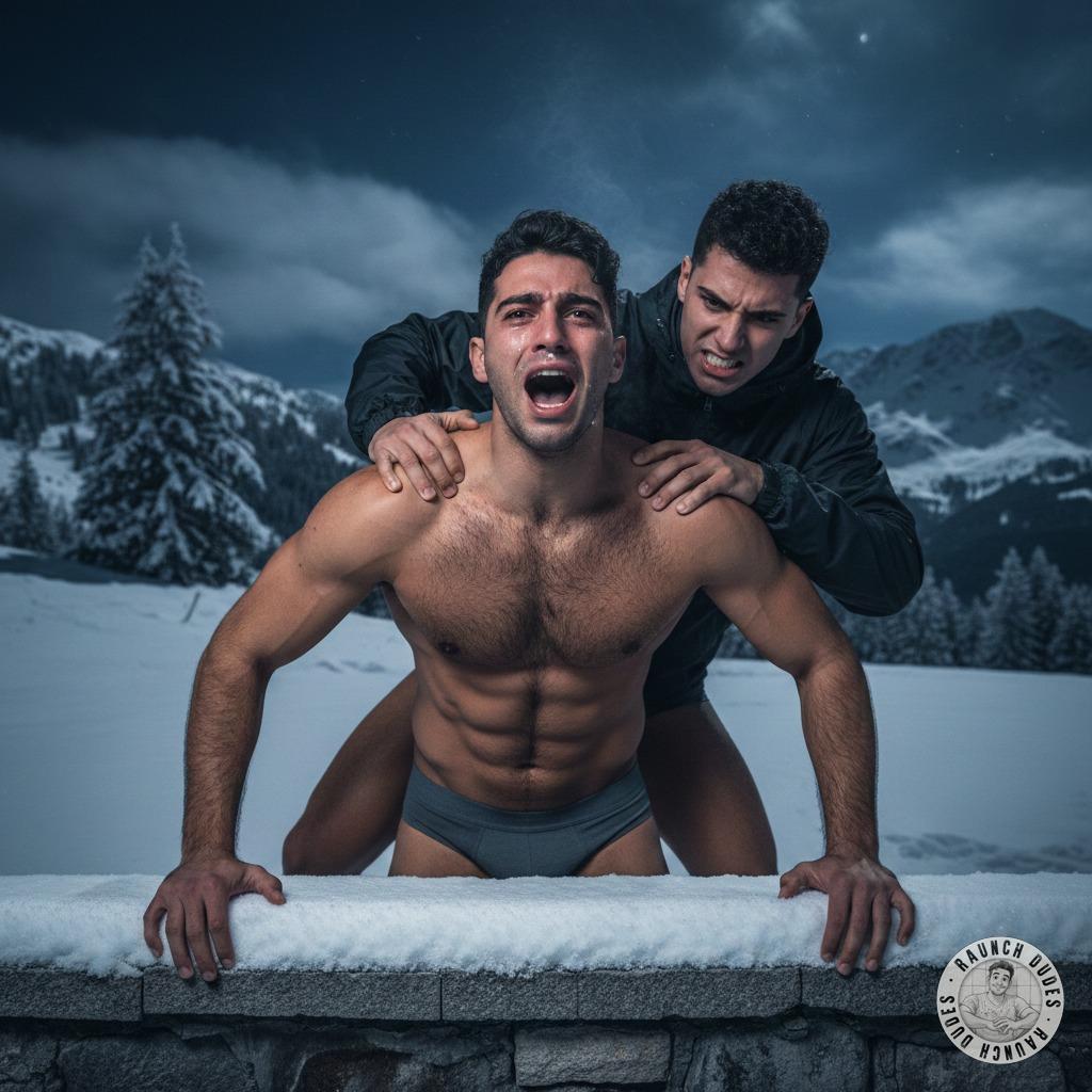 Snow-covered ass, brutal fuck—nothing hotter than a dominant boy wrecking his sub in the cold. 😈🔥 #gayscat #snow #dominance...
